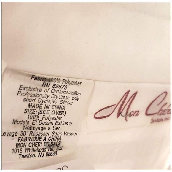 💕💖LACE Bodice Two Piece Wedding Dress Size - Picture 8 of 8